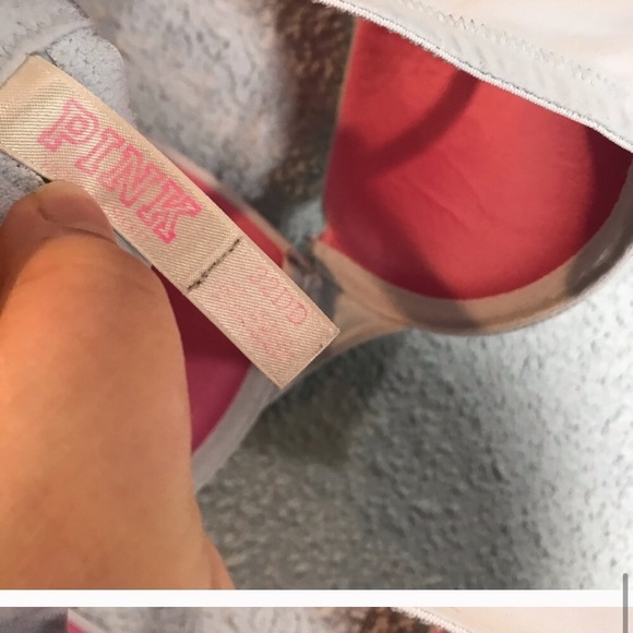 PINK Victorias Secret Push Up Bra Blue 32DD - Picture 10 of 11